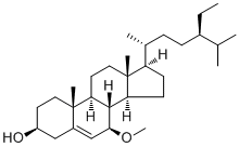CAS # 256445-66-6, Schleicheol 1, 7beta-Methoxystigmast-5-en-3beta-ol