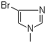 structure of CAS# 25676-75-9, 4-溴-1-甲基-1H-咪唑