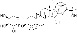 CAS # 256925-92-5, Cimigenol 3-O-alpha-L-arabinopyranoside, Cimicifugoside M, Cimiracemoside C, Cimigenol 3-O-alpha-L-arabinoside