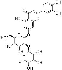 CAS # 25694-72-8, Veronicastroside, Luteolin 7-beta-neohesperidoside