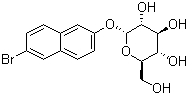 structure of CAS# 25696-57-5, 6-Bromo-2-naphthyl-alpha-D-glucopyranoside