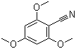 structure of CAS# 2571-54-2, 2,4,6-三甲氧基苯甲腈
