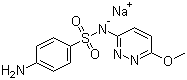 structure of CAS# 2577-32-4, Sulfapiridazin sodium