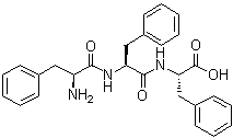 structure of CAS# 2578-81-6, L-Phenylalanyl-L-phenylalanyl-L-phenylalanine