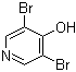 structure of CAS# 25813-25-6, 3,5-Dibromo-4-pyridinol
