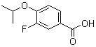 structure of CAS# 258273-30-2, 3-氟-4-异丙氧基苯甲酸