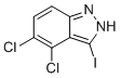 structure of CAS# 2586127-25-3, 4,5-二氯-3-碘-1H-吲唑