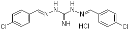 CAS 登录号：25875-51-8, 盐酸氯苯胍, 1,3-双(对氯苯叉氨基)胍盐酸盐