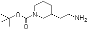 structure of CAS# 259180-77-3, N-Boc-piperidine-3-ethylamine