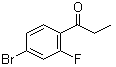 structure of CAS# 259750-61-3, 1-(4-Bromo-2-fluorophenyl)propanone