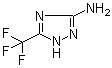 structure of CAS# 25979-00-4, 5-(Trifluoromethyl)-1,2,4-triazol-3-amine