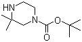 structure of CAS# 259808-67-8, 3,3-二甲基哌嗪-1-甲酸叔丁酯