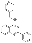 structure of CAS# 259870-32-1, 2-苯基-N-(吡啶-4-基甲基)喹唑啉-4-胺