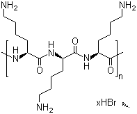 structure of CAS# 25988-63-0, 多聚-L-赖氨酸氢溴酸盐