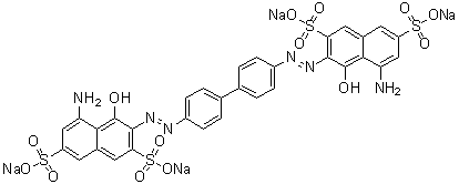 structure of CAS# 2602-46-2, 直接蓝 6