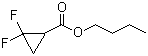 structure of CAS# 260352-79-2, Butyl 2,2-difluorocyclopropanecarboxylate