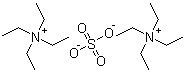 CAS # 2604-85-5, Tetraethylammonium sulfate, N,N,N-Triethylethanaminium sulfate