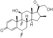 CAS # 2607-06-9, Diflucortolone, 6a,9-Difluoro-11b,21-dihydroxy-16a-methylpregna-1,4-diene-3,20-dione