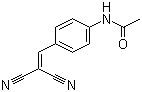 structure of CAS# 26088-79-9, 2-(4-Acetamidobenzylidene)malononitrile