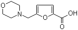 structure of CAS# 26095-36-3, 5-(吗啉-4-甲基)-2-呋喃甲酸