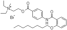 structure of CAS# 26095-59-0, Otilonium bromide
