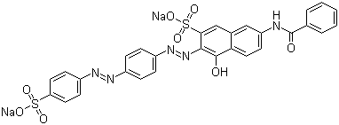 structure of CAS# 2610-11-9, Direct Red 81