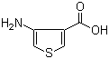 structure of CAS# 26112-64-1, 4-Amino-3-thiophenecarboxylic acid