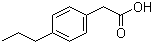 structure of CAS# 26114-12-5, 4-丙基苯乙酸