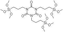 structure of CAS# 26115-70-8, 1,3,5-三(三甲氧基硅丙基)异氰脲酸酯