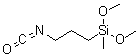 (3-Isocyanatopropyl)methyldimethoxysilane molecular structure (CAS 26115-72-0)