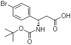 structure of CAS# 261165-06-4, Boc-4-溴-D-beta-苯丙氨酸