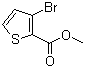 structure of CAS# 26137-08-6, 3-溴噻吩-2-羧酸甲酯