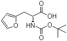 structure of CAS# 261380-18-1, (R)-N-Boc-2-Furylalanine