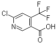 CAS 登录号：261635-77-2, 6-氯-4-(三氟甲基)-3-吡啶羧酸