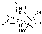structure of CAS# 26166-37-0, Denudatine