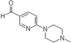 structure of CAS# 261715-38-2, 6-(4-甲基-1-哌嗪基)-3-吡啶甲醛