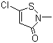 structure of CAS# 26172-55-4, 5-Chloro-2-methyl-4-isothiazolin-3-one