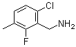 structure of CAS# 261762-86-1, 6-氯-2-氟-3-甲基苯甲胺