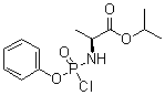 structure of CAS# 261909-49-3, N-(氯苯氧基氧化膦基)-L-丙氨酸异丙酯