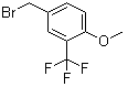 structure of CAS# 261951-89-7, 4-Methoxy-3-(trifluoromethyl)benzyl bromide