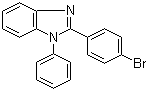 structure of CAS# 2620-76-0, 2-(4-Bromophenyl)-1-phenyl-1H-benzoimidazole