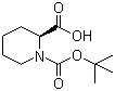 structure of CAS# 26250-84-0, (S)-1-Boc-piperidine-2-carboxylic acid