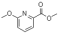 structure of CAS# 26256-72-4, 6-Methoxypyridine-2-carboxylic acid methyl ester