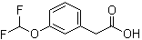 structure of CAS# 262587-06-4, 3-Difluoromethoxyphenylacetic acid