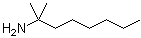 CAS # 2626-63-3, 2-Methyl-2-octanamine, 1,1-Dimethyl-1-aminoheptane, 2-Methyl-2-octylamine