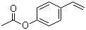structure of CAS# 2628-16-2, 4-乙酰氧基苯乙烯