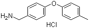 structure of CAS# 262862-66-8, 4-(4-甲基苯氧基)苯甲胺盐酸盐
