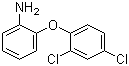 structure of CAS# 26306-64-9, 2-(2,4-Dichlorophenoxy)aniline