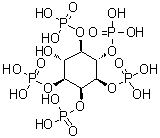 CAS # 26326-85-2, D-myo-Inositol 1,2,3,5,6-pentaphosphate, L-myo-Inositol 1,2,3,4,5-pentakis(dihydrogen phosphate), myo-D-Inositol pentakis(dihydrogen phosphate)