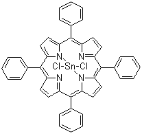 CAS # 26334-85-0, 5,10,15,20-Tetraphenyl-21H,23H-porphine tin(IV) dichloride, meso-Tetraphenylporphyrin-Sn(IV) dichloride, Dichloro(5,10,15,20-tetraphenylporphyrinato)tin(IV)
